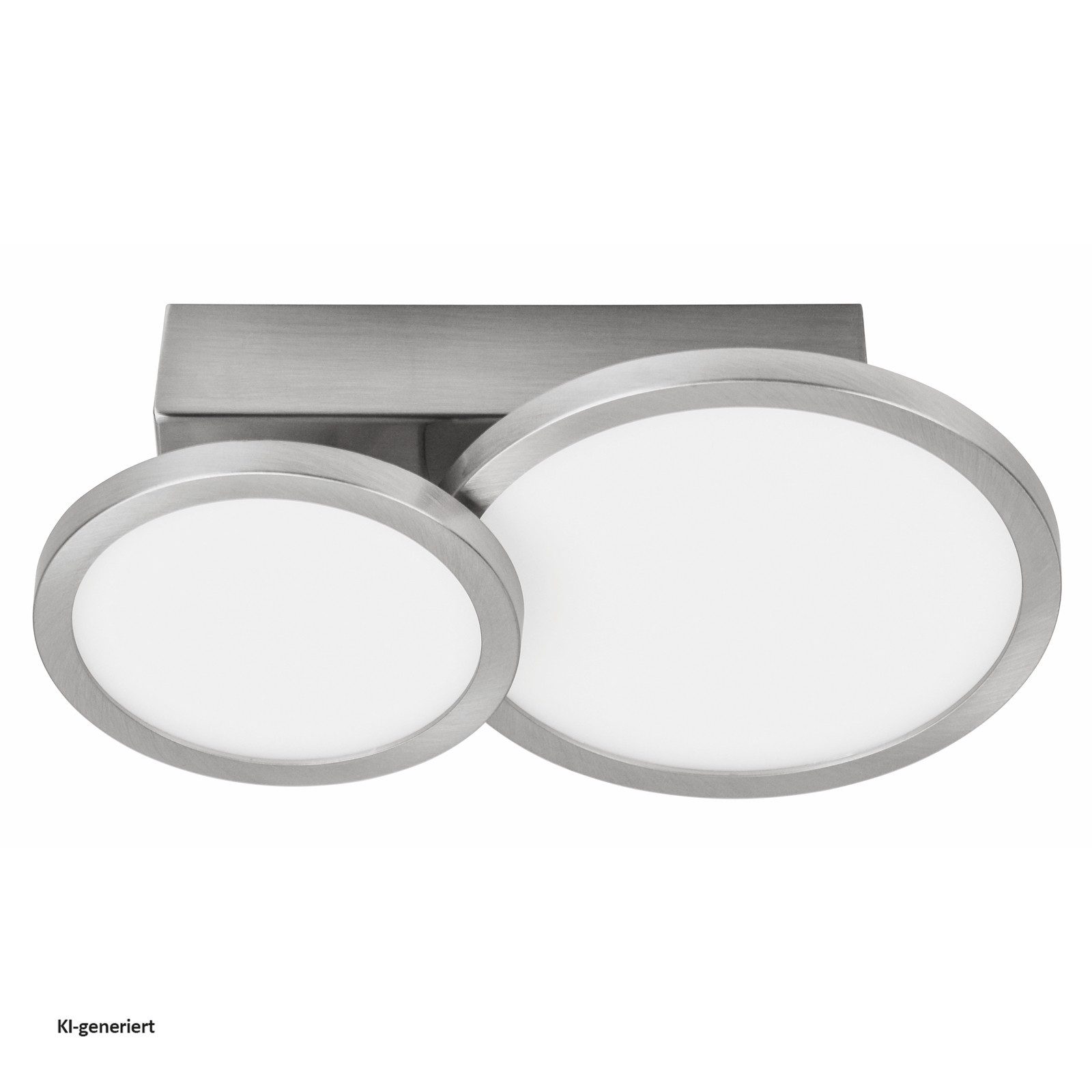 Nino Leuchten Deckenleuchte Deckenlampe 2 flammig NEO, Ein-/Ausschalter, LED, Warmweiß, Deckenleuchte – Bild 2 von 5