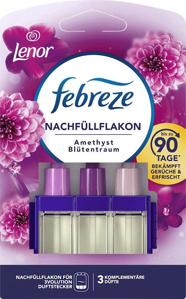 Febreze Raumduft-Nachfüllflasche febreze Raumduft-Nachfüller Amethyst blumig