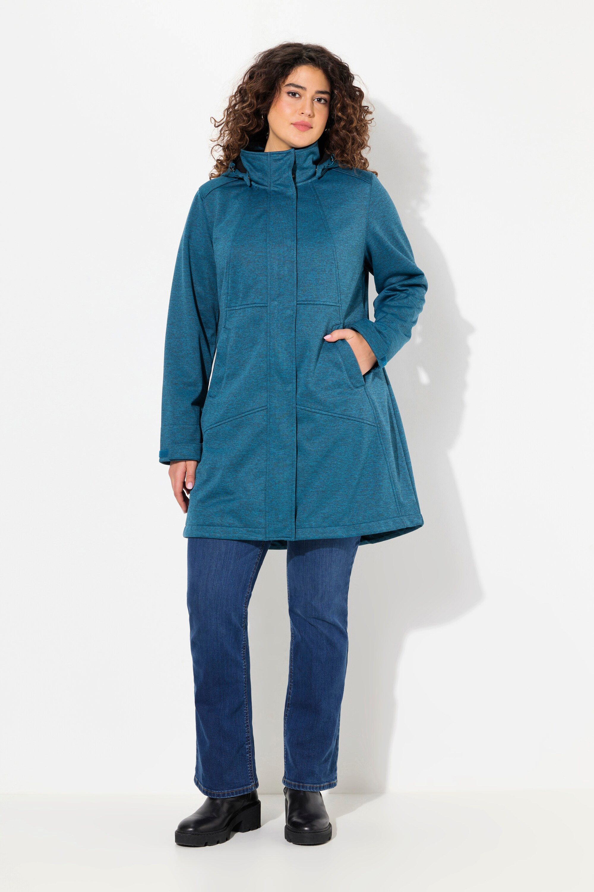Ulla Popken Softshelljacke HYPRAR Softshelljacke wasserabweisend