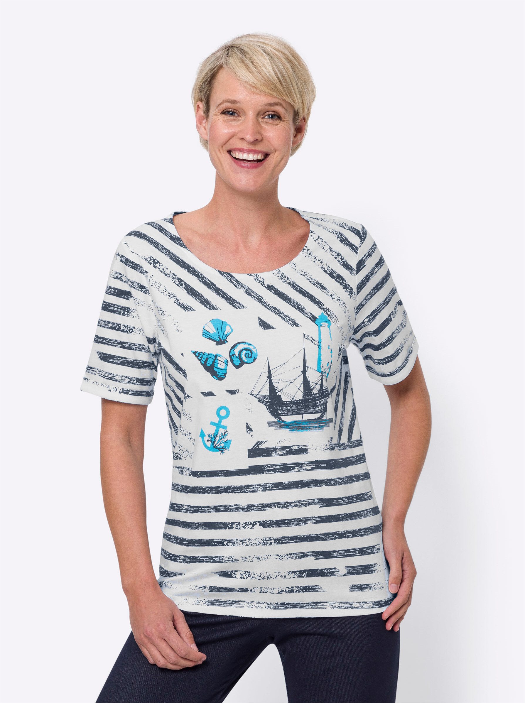 Sieh an! T-Shirt Kurzarmshirt günstig online kaufen