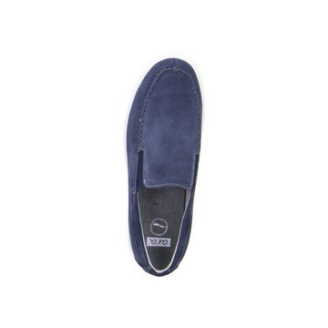 Ara Genua - Herren Schuhe Slipper Sneaker Rauleder blau