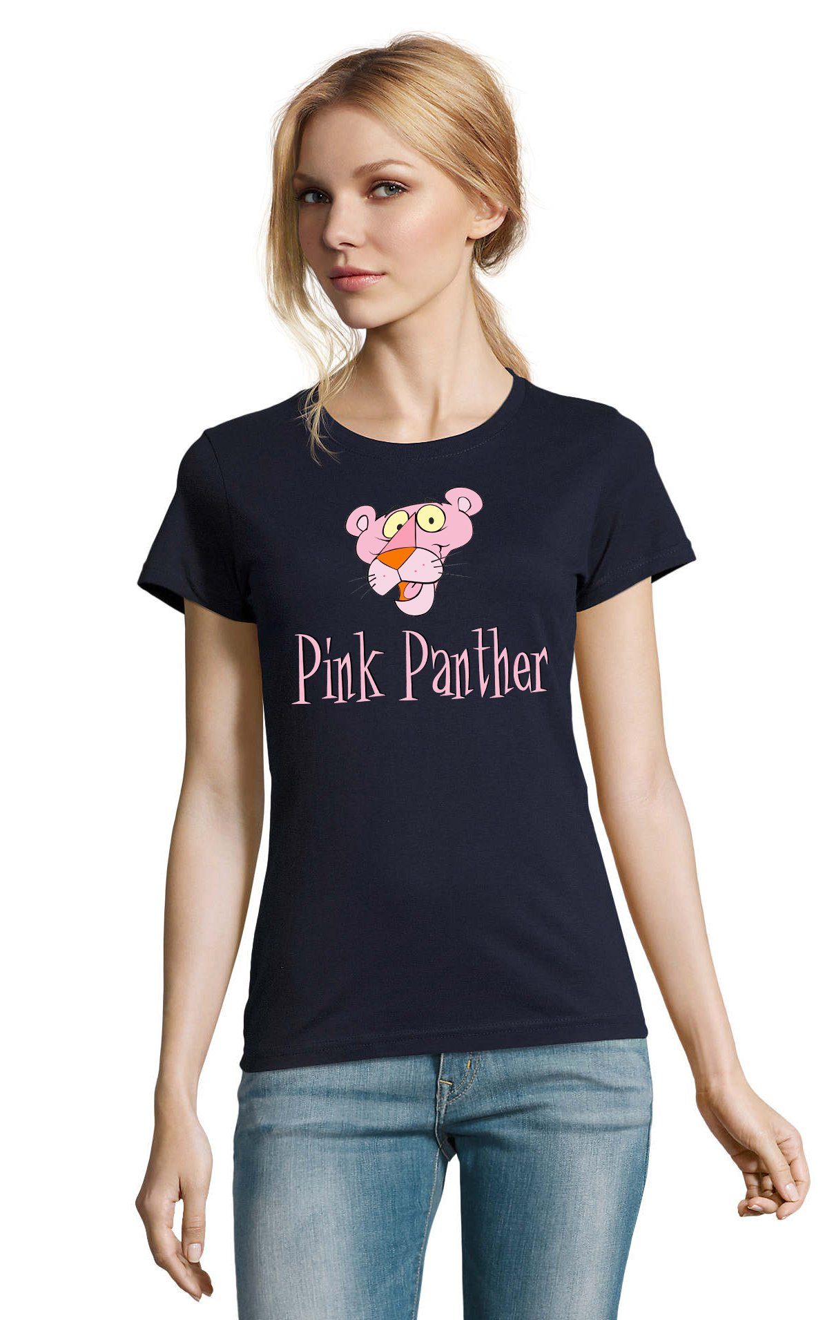 Blondie & Brownie T-Shirt Damen Pink Panther Rosarote Inspector Comic Cartoon