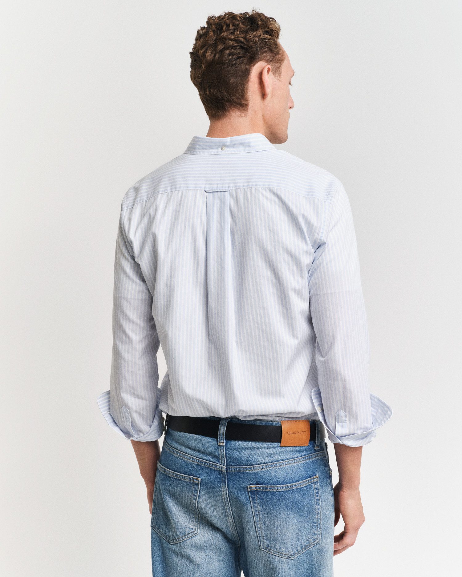 Gant Langarmhemd REG POPLIN STRIPE SHIRT