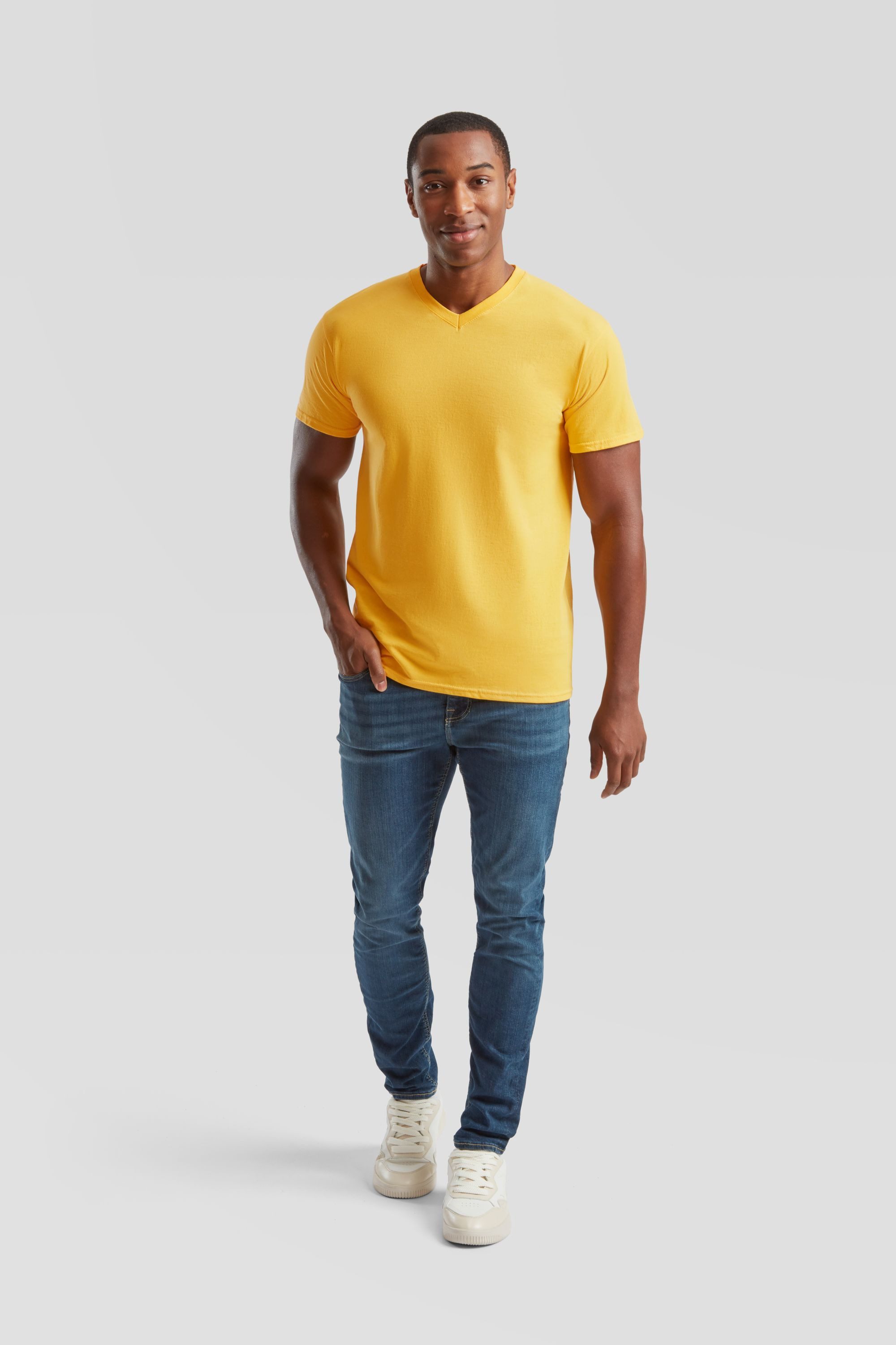 Fruit of the Loom V-Shirt Fruit of the Loom Valueweight V-Neck T