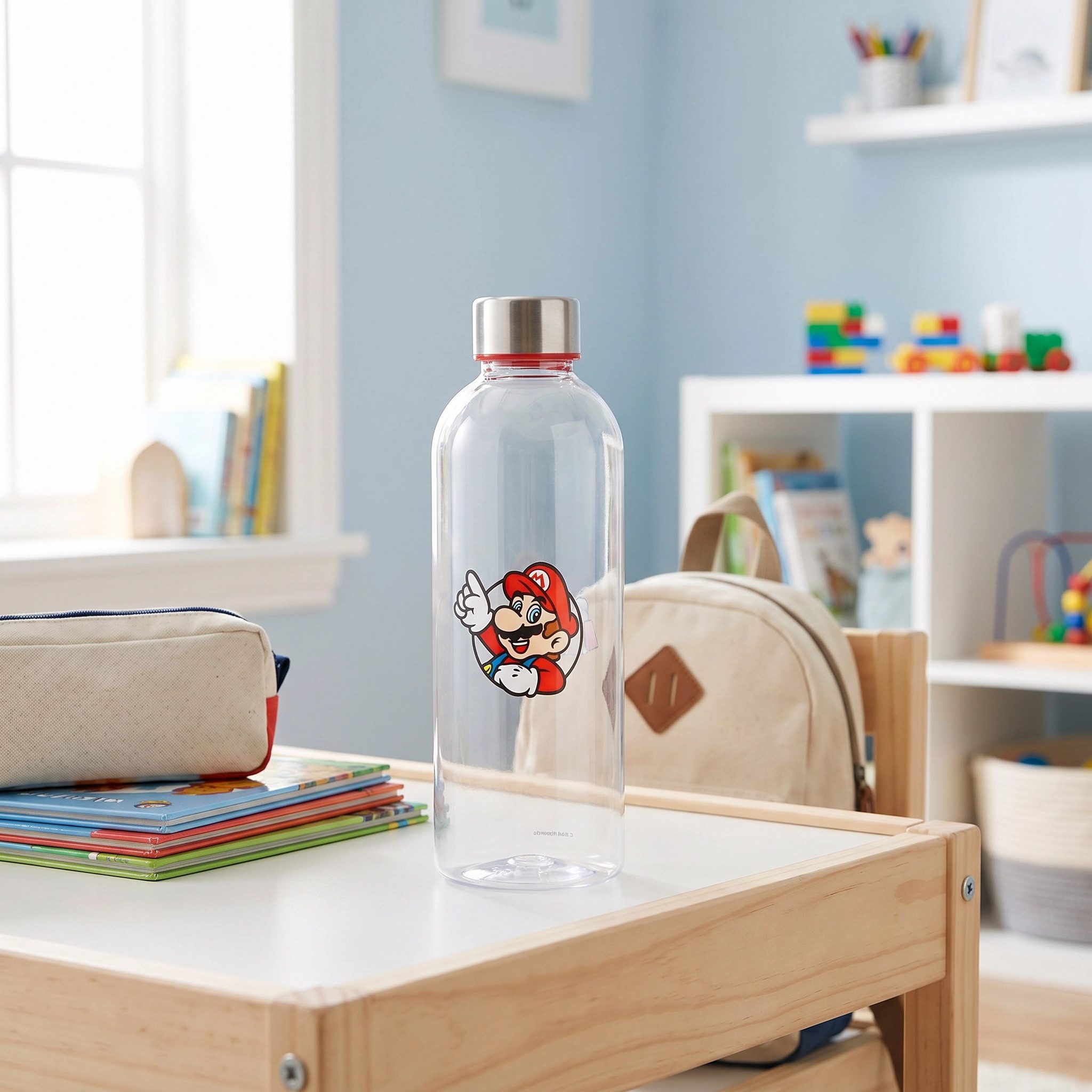 Super Mario Trinkflasche Super Mario Klassik Wasserflasche Trinkflasche 850 ml