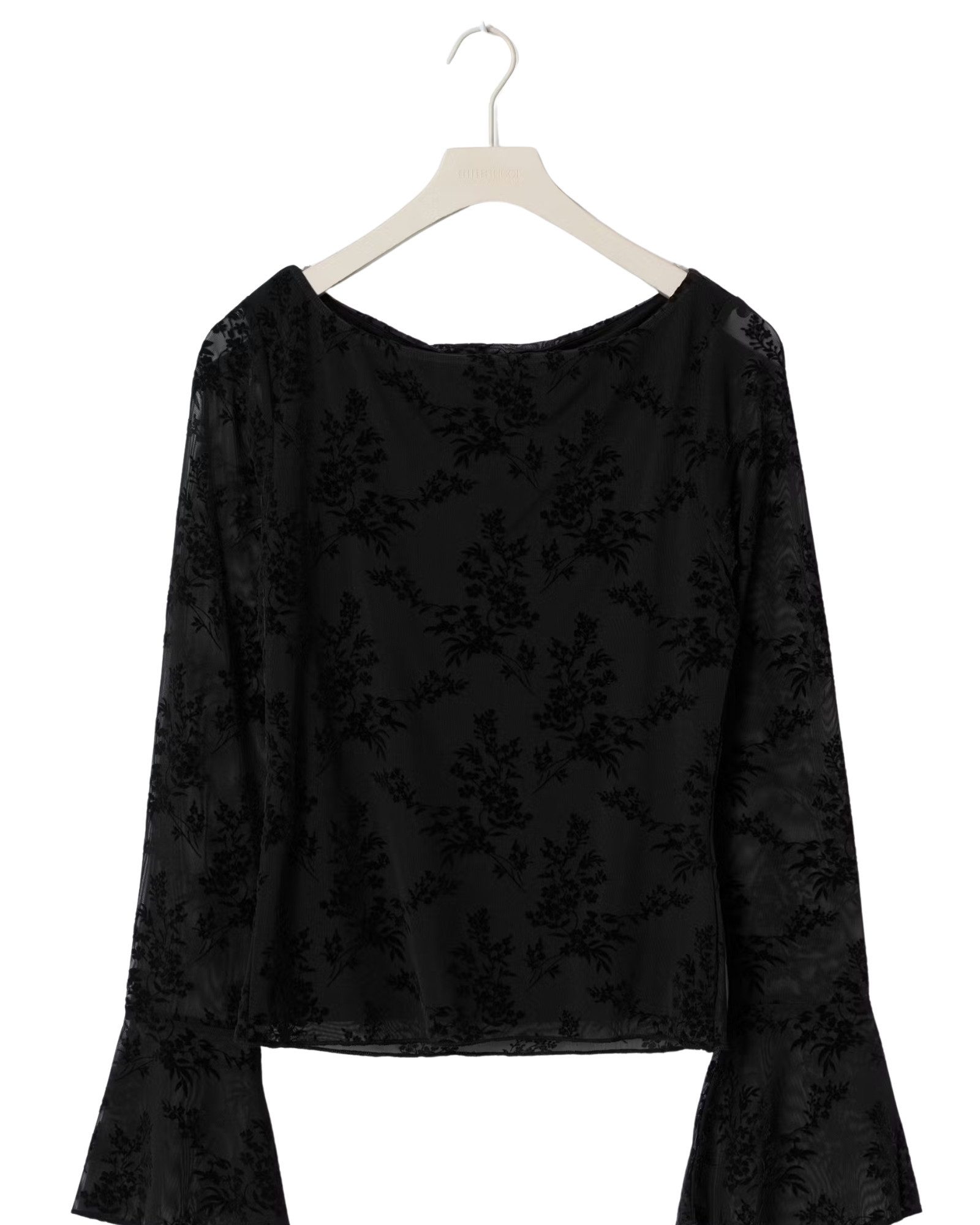 Gina Tricot Langarmshirt Floral flare sleeve top