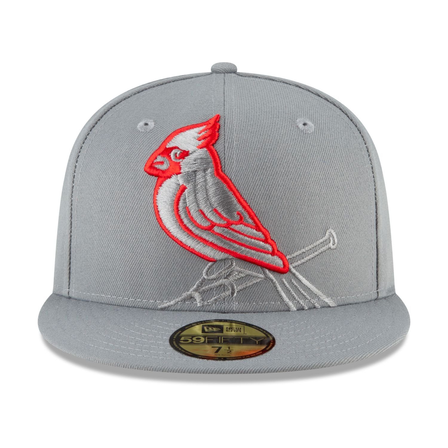 New Louis Team 59Fifty Cap Cooperstown STORM Era MLB GREY Cardinals Fitted St.