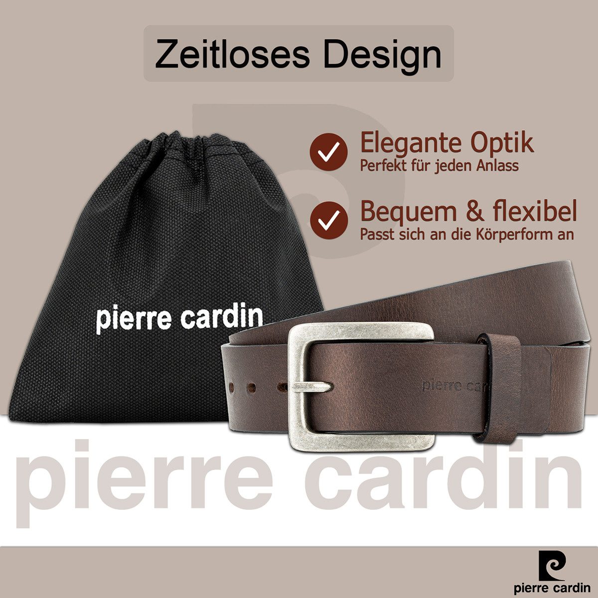 Pierre Cardin Ledergürtel