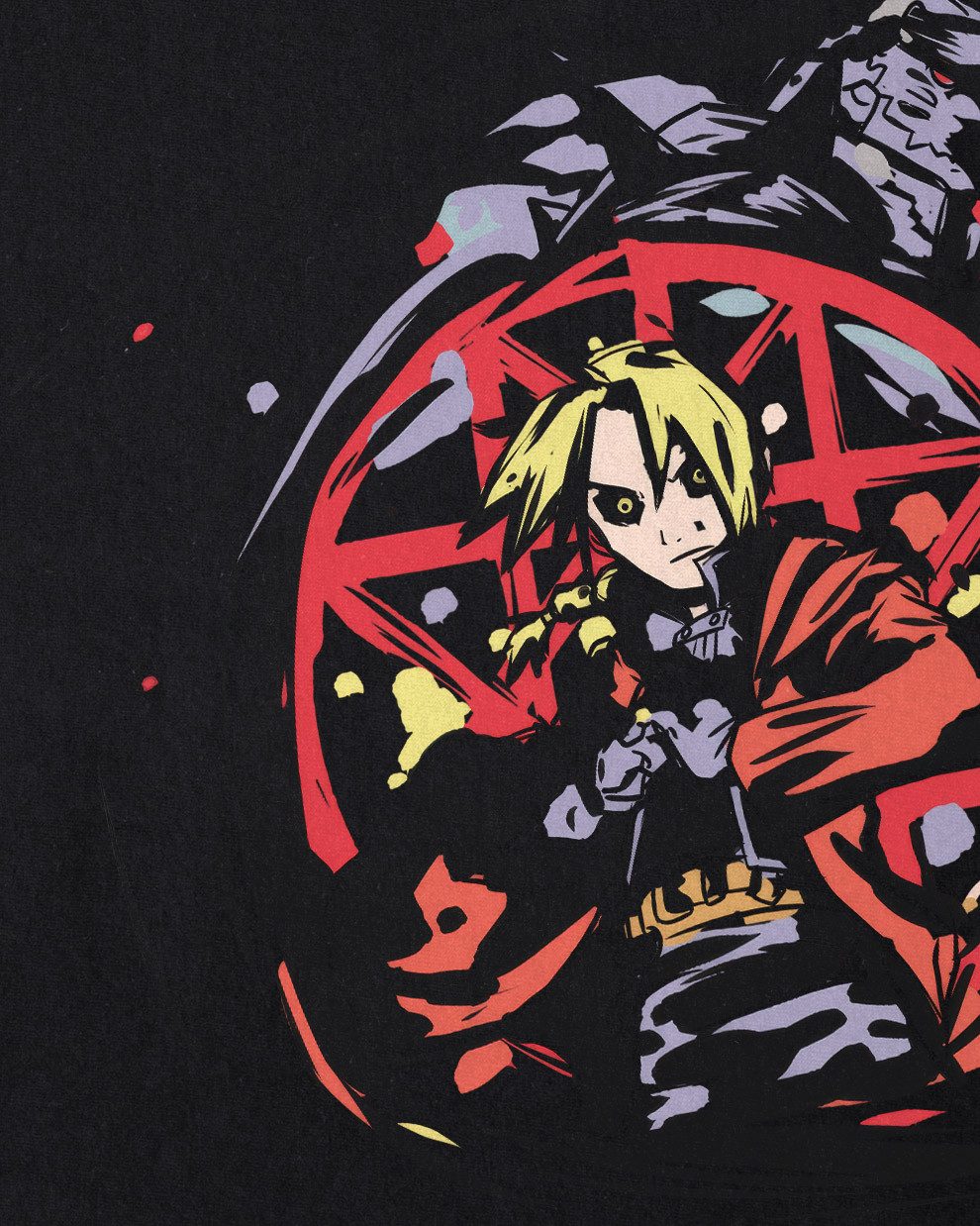style3 T-Shirt full metal alchemist brotherhood roy mustang edward elric alphonse