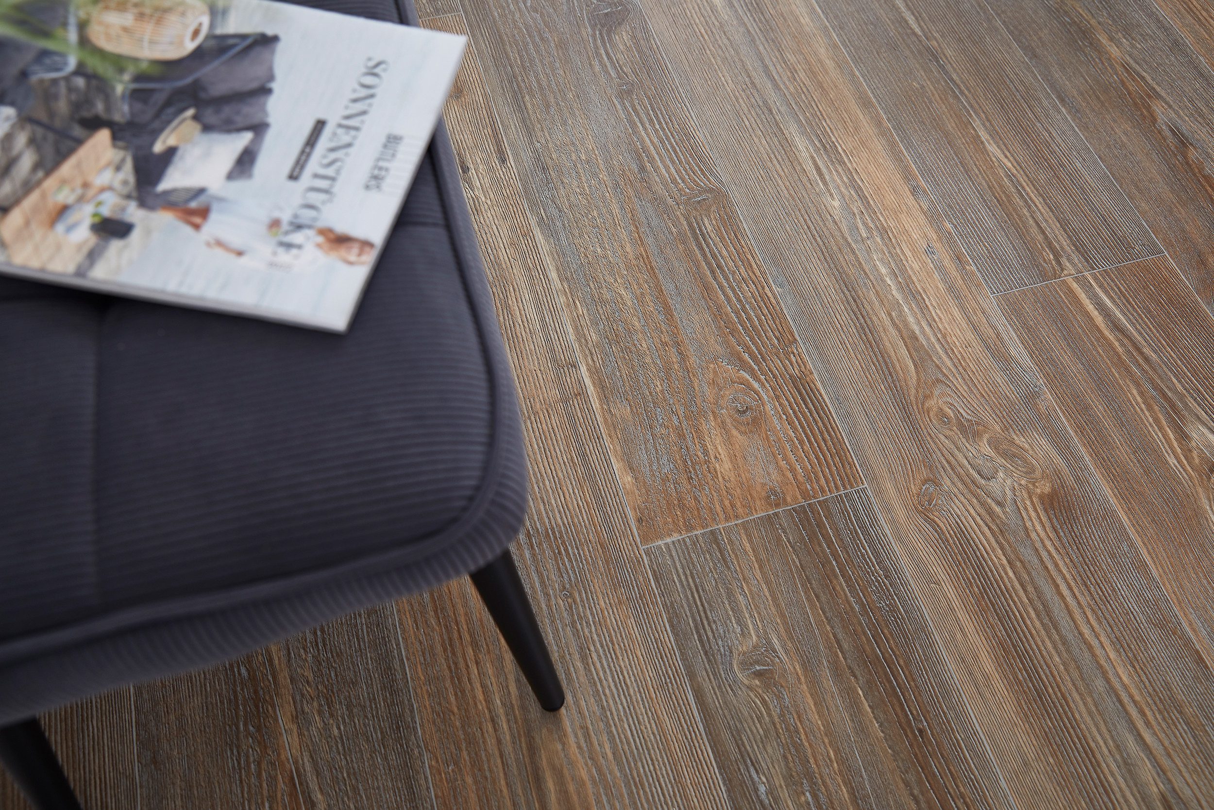 misento Vinylboden Prime in Landhausdielen-Optik, für Wohn-, Gewerbe- und Industriebereiche, PVC Bodenbelag Meterware 400 cm/500 cm breit, Stärke 2,9 mm – Bild 4 von 5