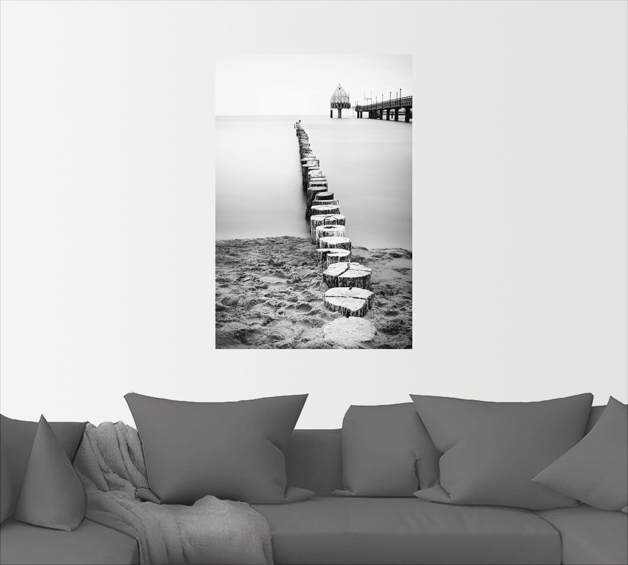 Artland Wandbild Ostsee, Zingst, Deutschland, Gewässer (1 St), als Alubild, Leinwandbild, Wandaufkleber oder Poster in versch. Größen