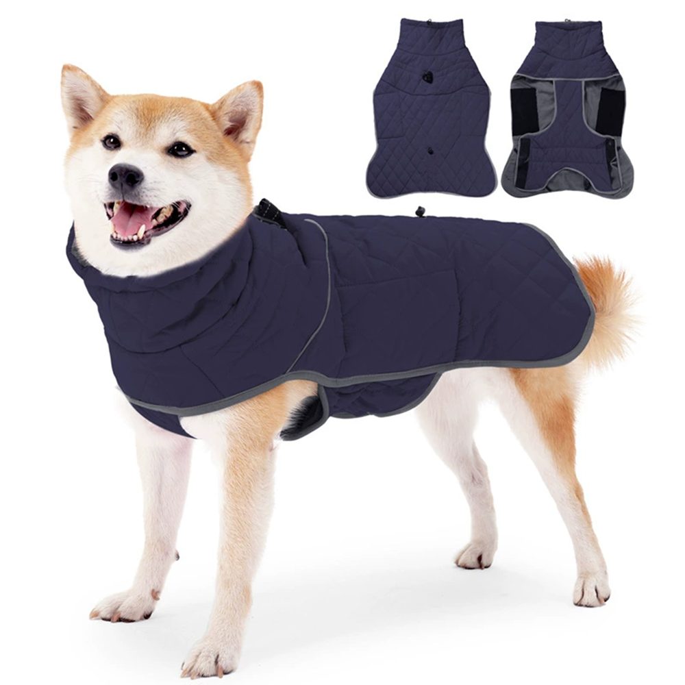 Hundemantel Winter Hundemantel Wasserdicht mit D-Ring, Warm und Reflektierend