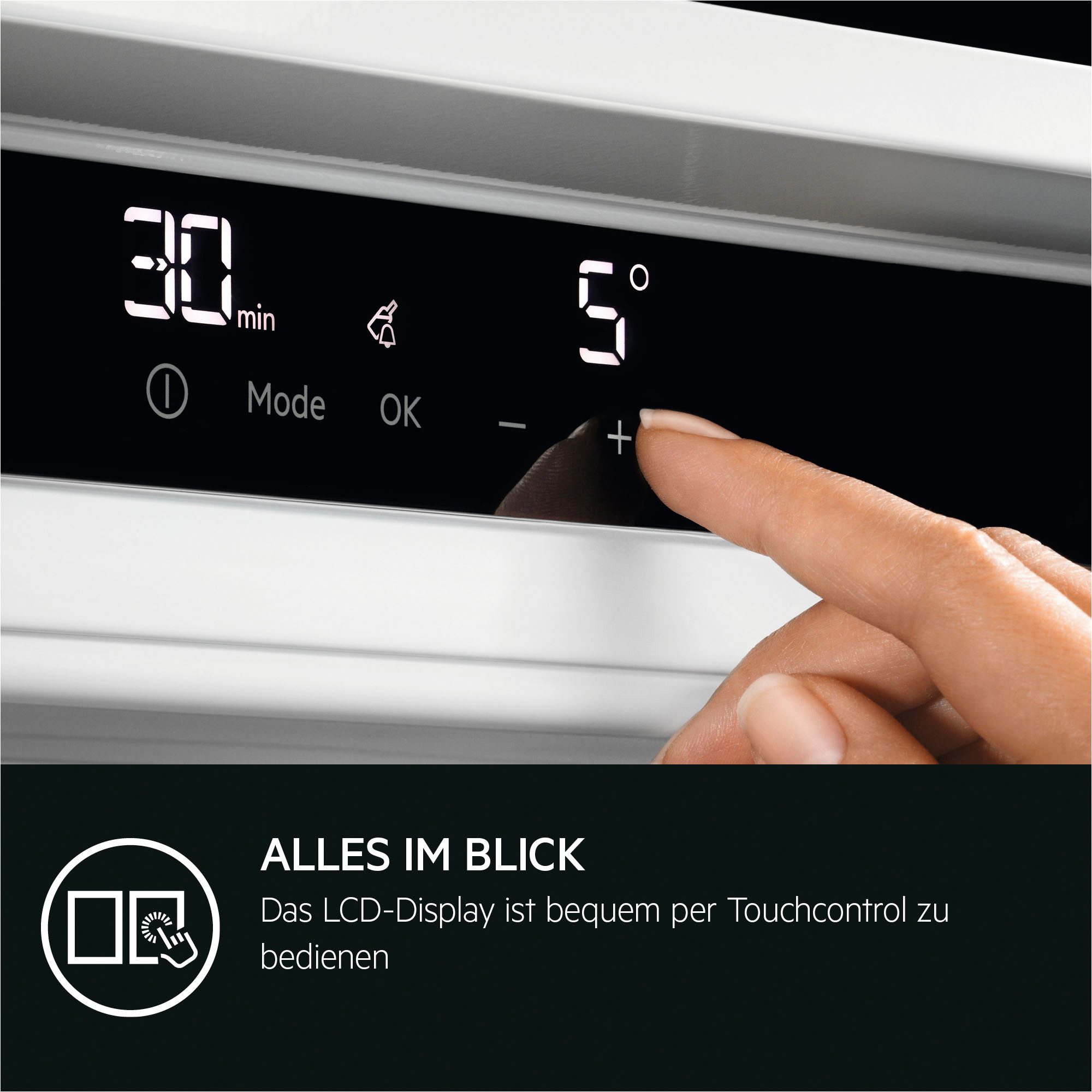 AEG Einbaukühlgefrierkombination Serie 7000 TSC7M183EC, 176,9 cm hoch, 55,7 cm breit, 245 Liter, GreenZone-Vitamine bleiben erhalten, NoFrost, Festtür