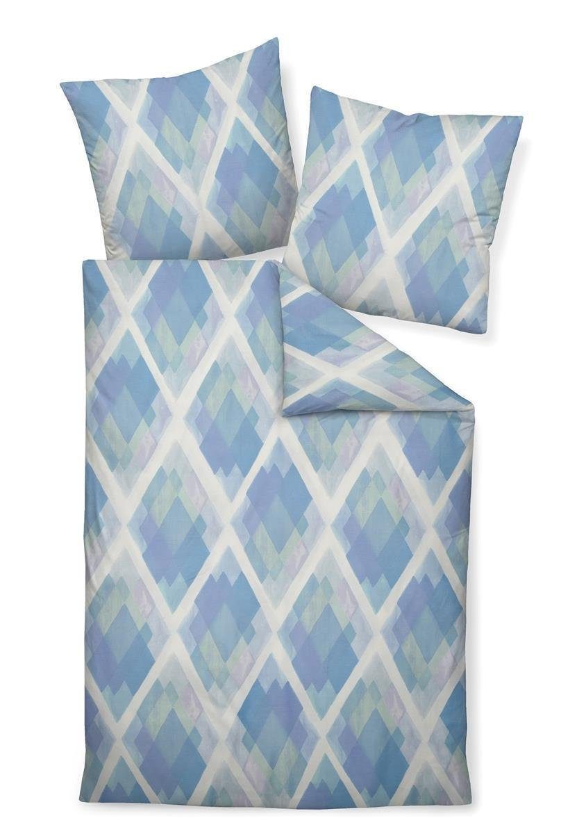 Produktbild von Apelt Mako-Satin Bettwäsche Azurro Blau 135x200 80x80 Cm Ab 59,44