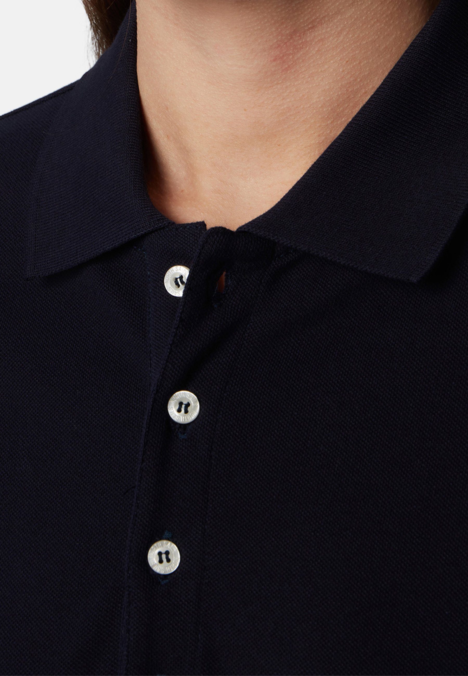 North Sails Poloshirt Poloshirt klassischem Design mit langer mit Knopfleiste BLUE
