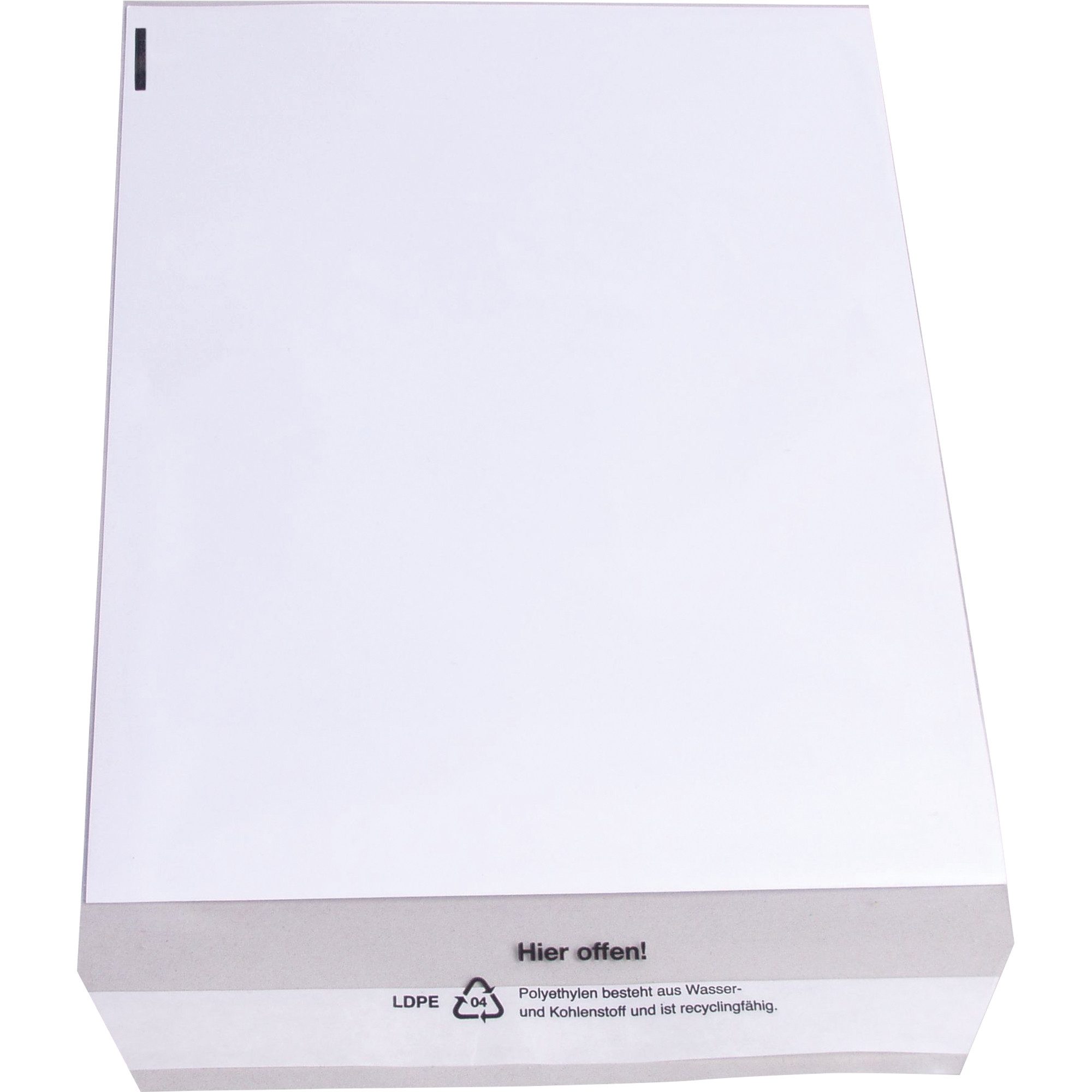 Soennecken Versandtasche Versandtasche C4 0,07mm Polyethylen ohne Fenster transparent 100 Stück