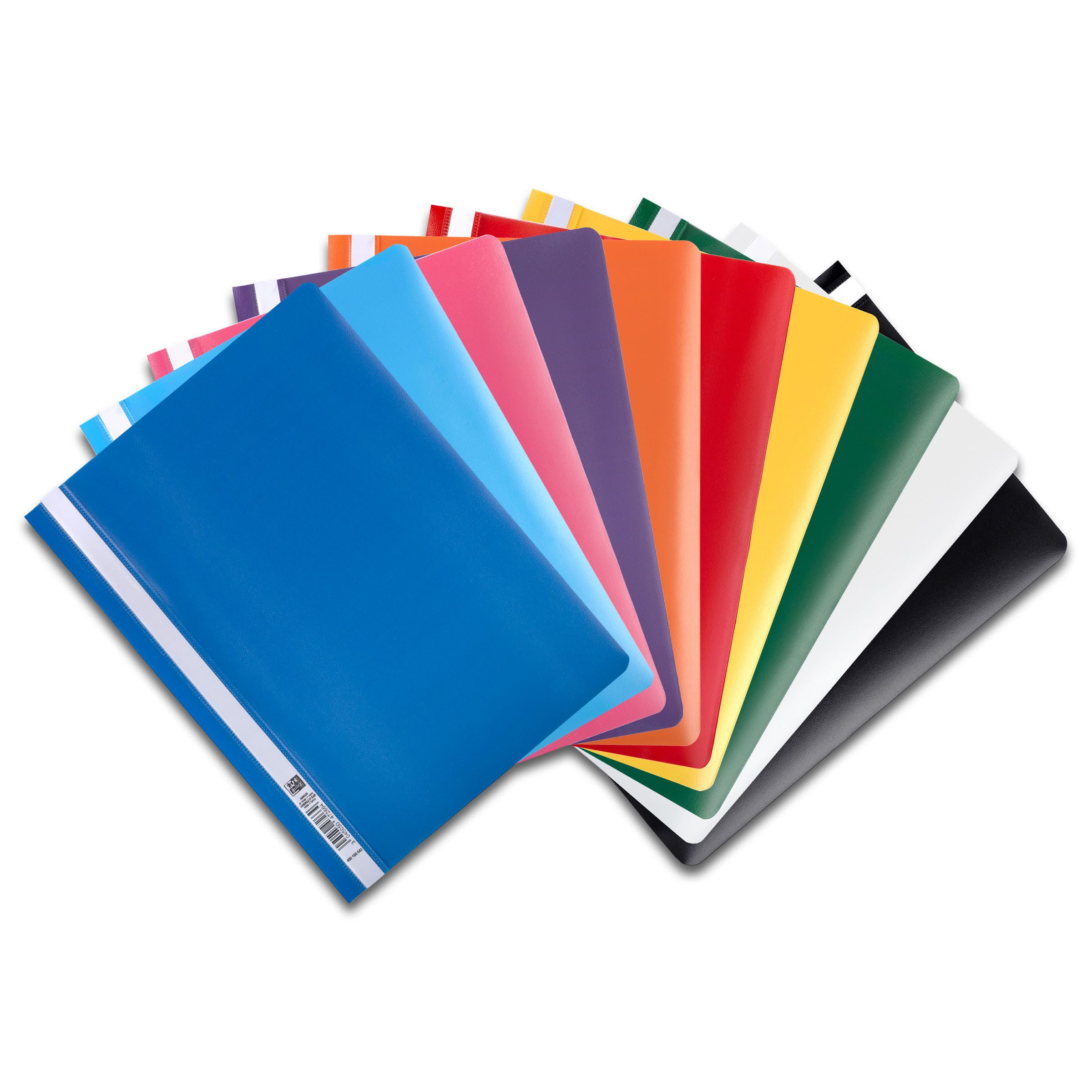 OXFORD Hefter Oxford Schnellhefter, DIN A4, PP, 10er Pack Farbmix