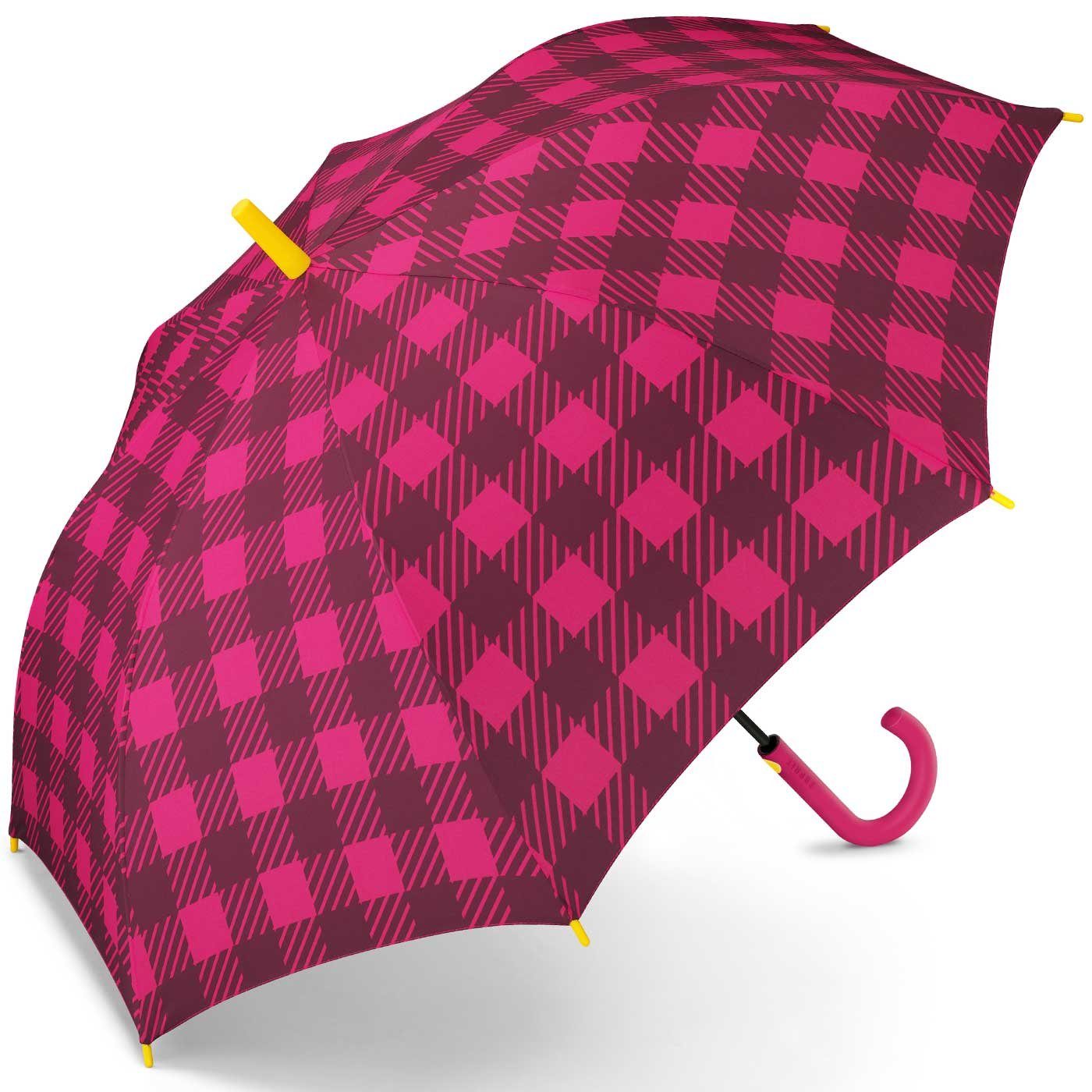 Esprit Taschenregenschirm großer Regenschirm für Damen mit Auf-Automatik, klassisches Design in modischen Farben