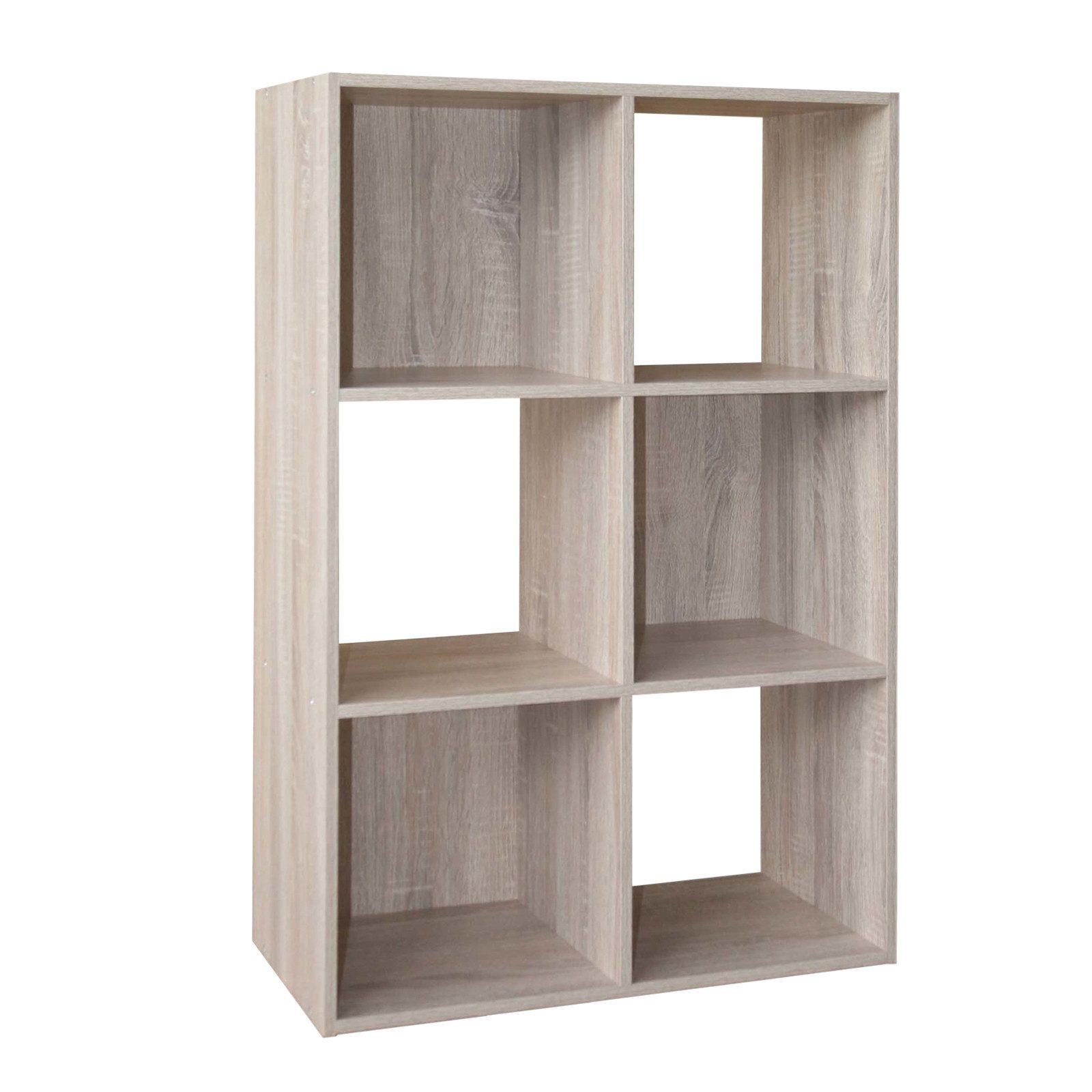 HTI-Living Standregal Standregal Sonoma 6 Fächer 60 x 90 x 30 cm, Stück 1-t günstig online kaufen