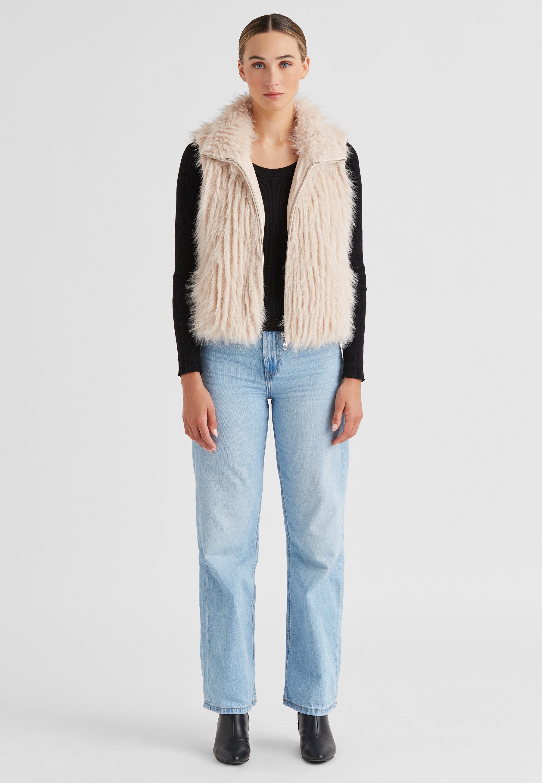 Milestone Fellimitatweste MSRonja Damen Kunstfellweste feminin, klassisch n günstig online kaufen