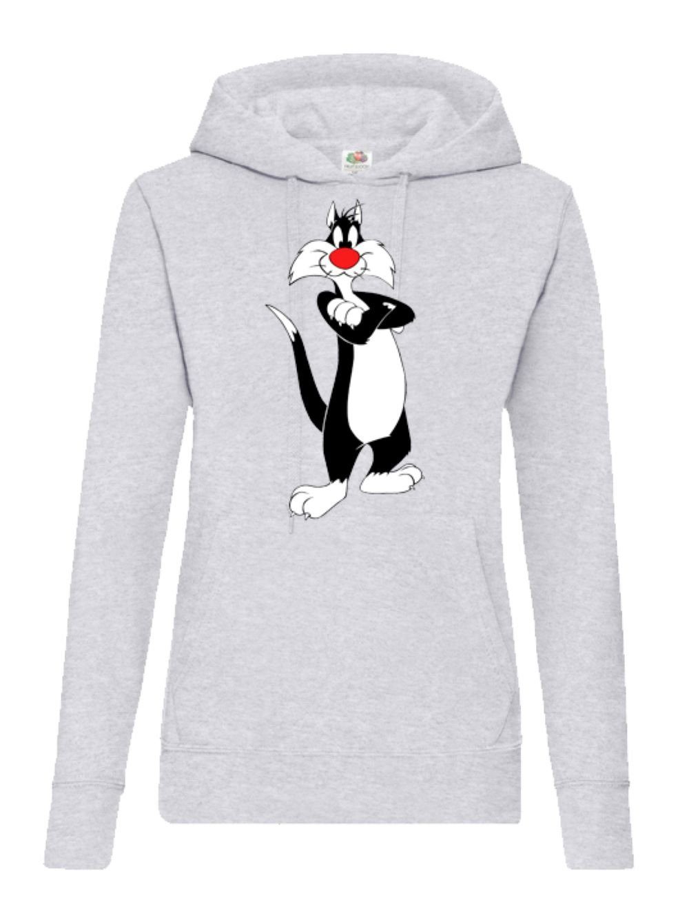 Hoodie Silvester Tweety Looney Cartoon Daffy Duck