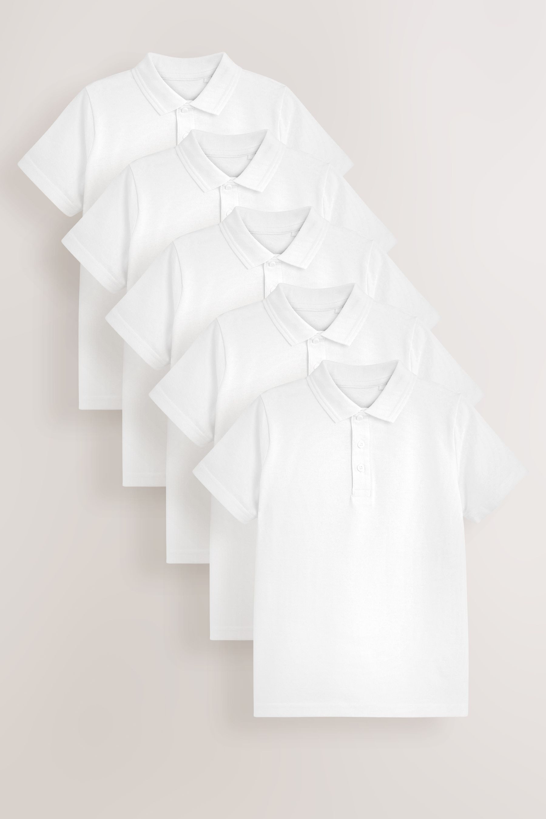 Next Poloshirt Schul-Poloshirts aus Baumwolle (5-tlg)
