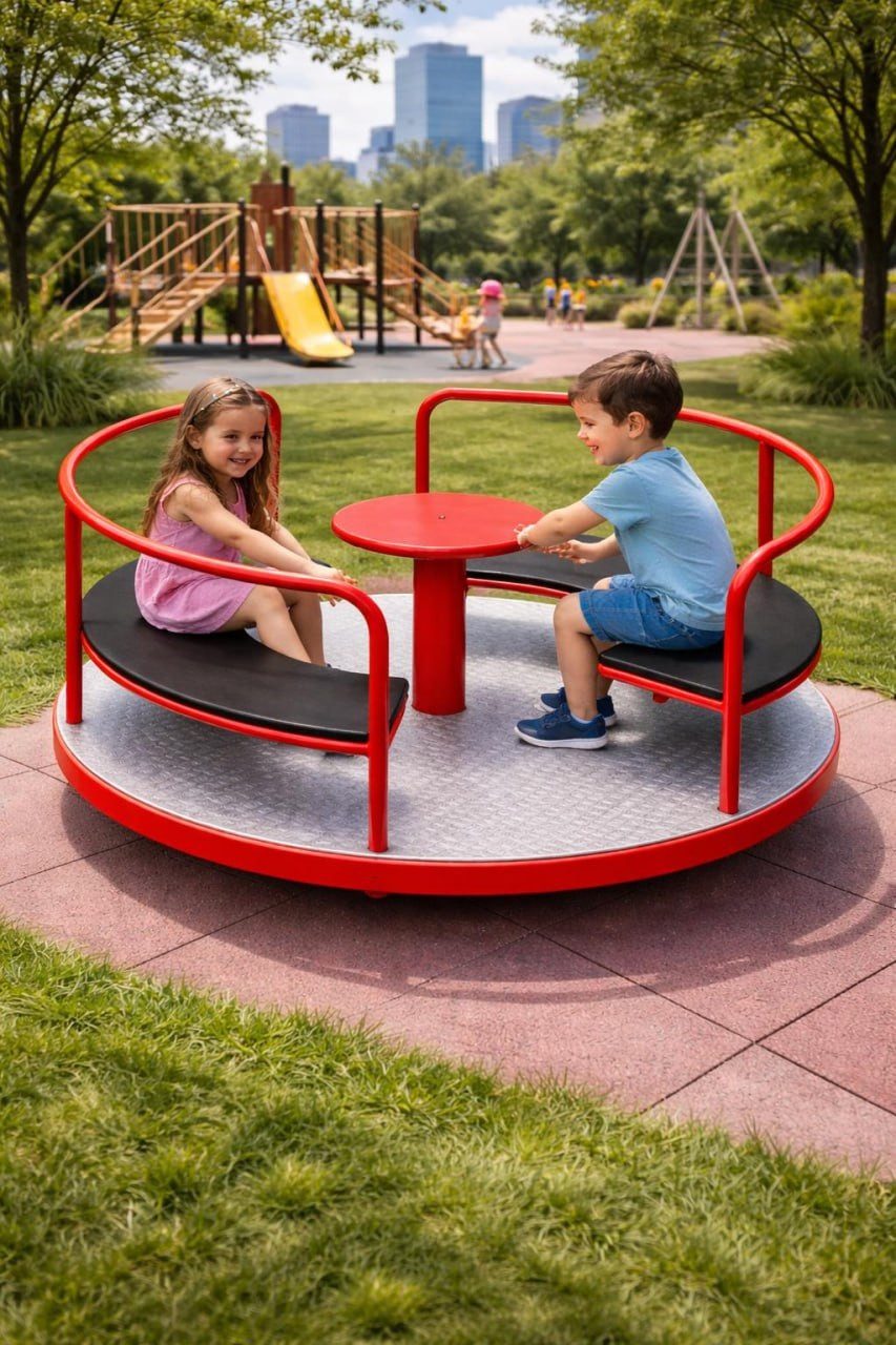 JVmoebel Klettergerüst Karussell für Kinder aus robustem Material in bunten Farben SOFORT, (1-St), Made in Europa