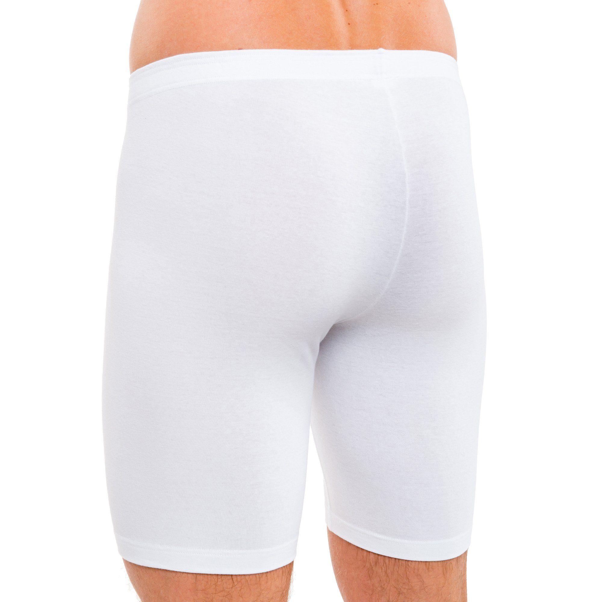 HERMKO Langer Boxer 8955 Longpant, Bio-Baumwolle/Elastan, ohne Eingriff, Dehnbund