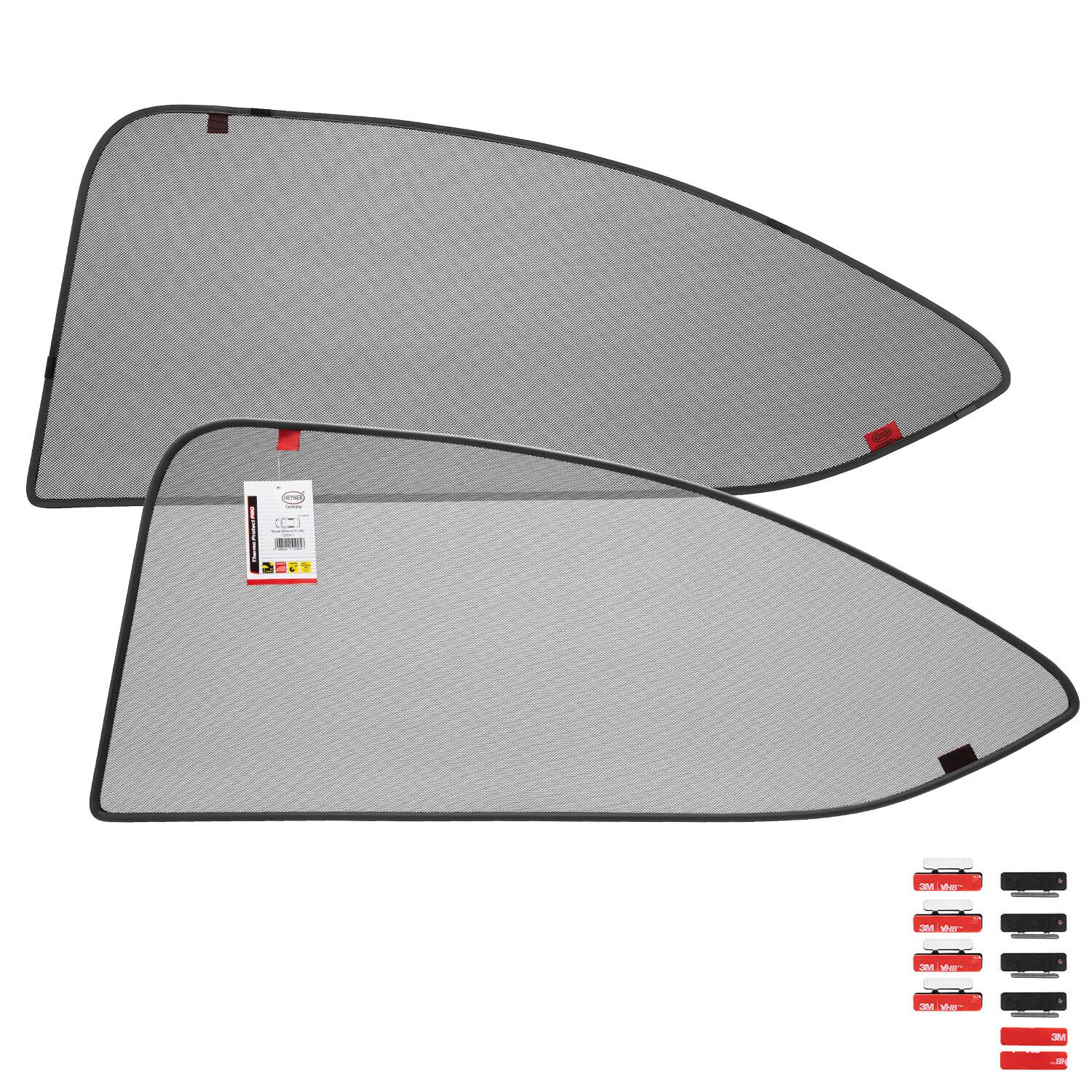 HEYNER Autosonnenschutz Sonnenschutz für Skoda Octavia (NX8) ab 2019, 2er Set, grau, (2-St)