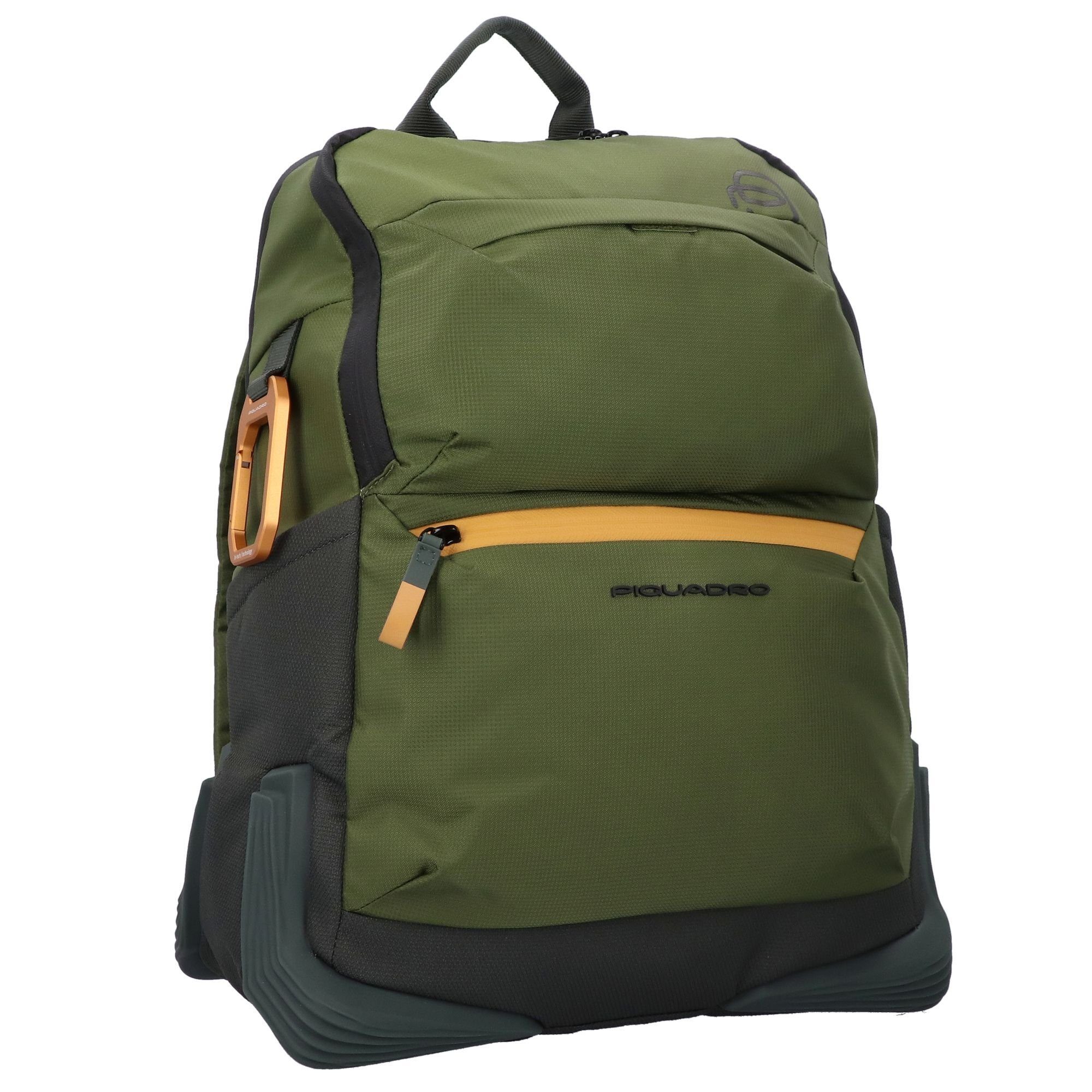 Daypack Nylon Piquadro Corner, green