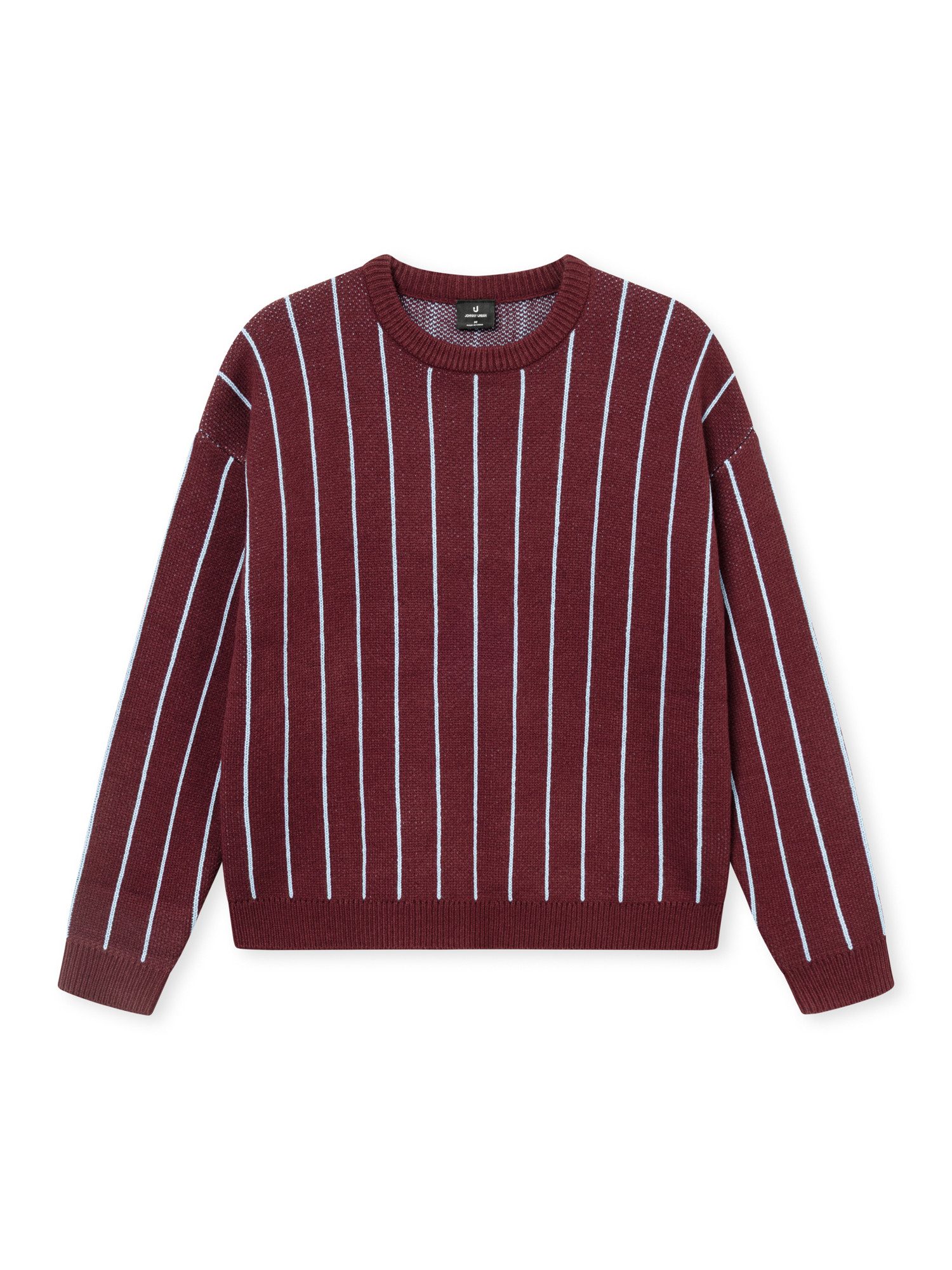Johnny Urban Strickpullover Levin Pullover (1-tlg) Gestreifter Pulli mit Rundhalsausschnitt, Oversized Fit