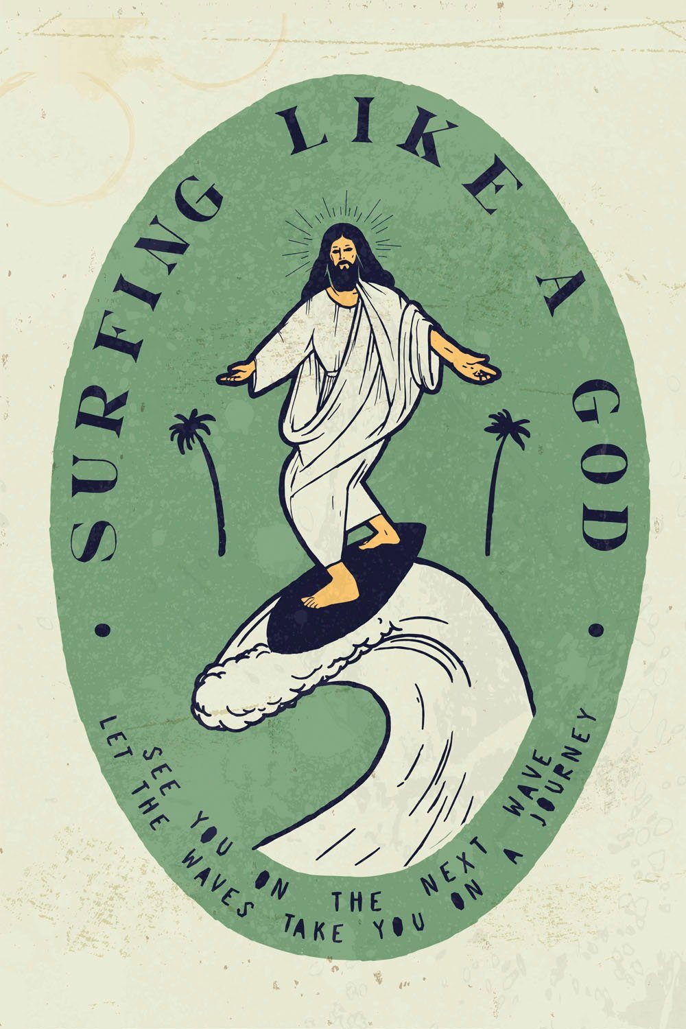 queence Metallbild Surf God, (1 St), Stahlschilder günstig online kaufen