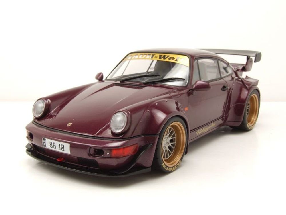 Solido Modellauto Porsche RWB 964 Body Kit Hekigyoku 2022 lila Modellauto 1:18 Solido, Maßstab 1:18