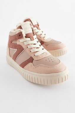 Next Knöchelhohe Turnschuhe mit Schnürung Kunstfell Sneaker (1-tlg)