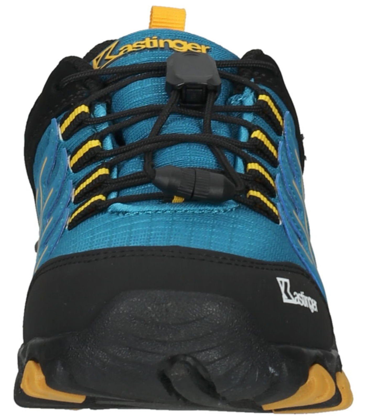 Kastinger Blau Lederimitat Wanderschuhe Trekkingschuh Schwarz