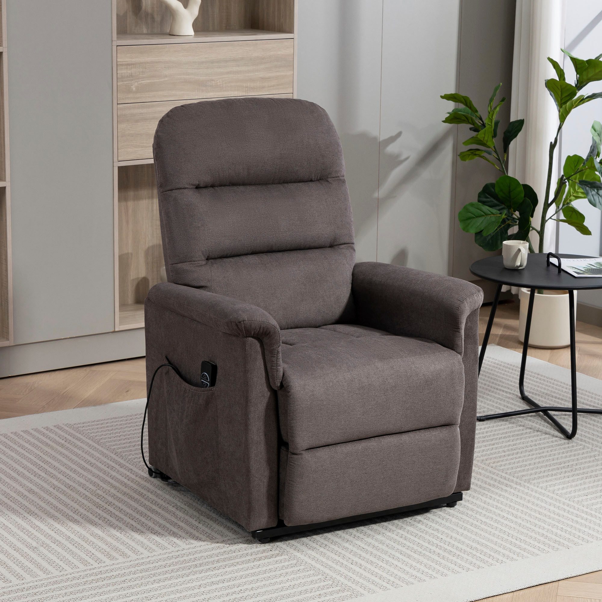 Duo Collection TV-Sessel Whitehorse XXL bis 150 kg belastbar, mit elektrischer Aufstehhilfe, Relaxfunktion und Taschenfederkern mit Stahlwellenunterfederung