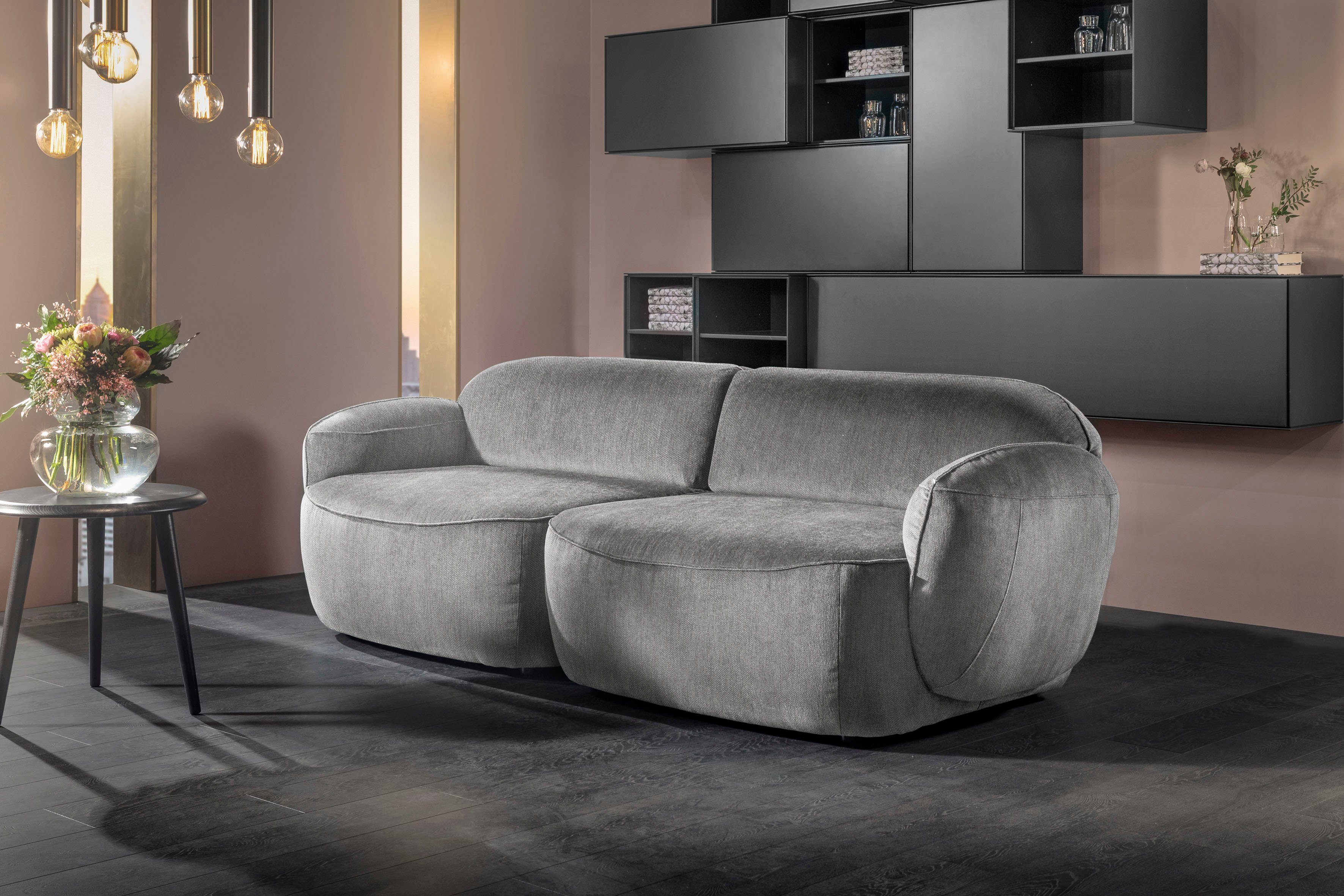 im durch furninova Design Memoryschaum, Bubble, 2,5-Sitzer komfortabel skandinavischen