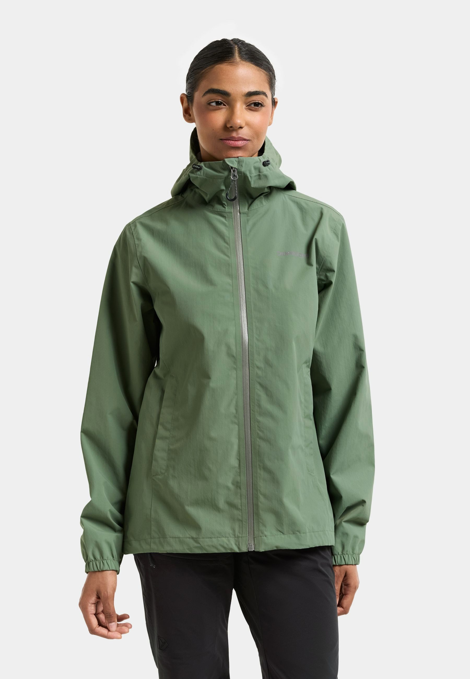 Didriksons Outdoorjacke Damen Regenjacke Wasserdicht VARJA mit Kapuze mit Taschen