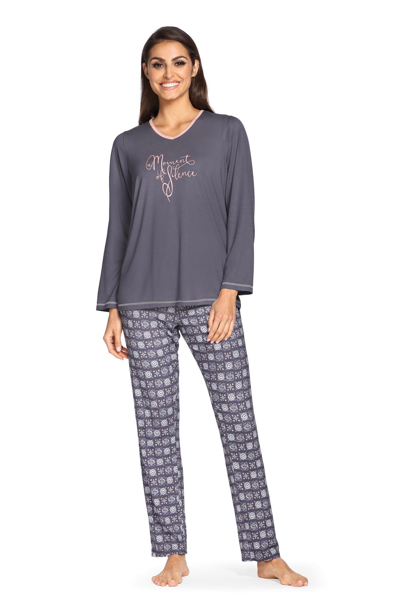 comtessa Pyjama (Set, 2 tlg., Set) Damen Schlafanzug 2-teilig Pyjama  Langarm Viscose online kaufen | OTTO