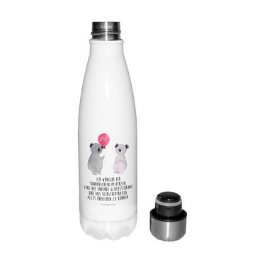 Mr. & Mrs. Panda Thermoflasche Koala Luftballon - Weiß - Geschenk, Thermoflasche, Party, Thermos, Ko, Motivierende Sprüche