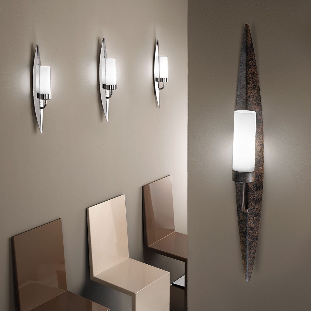 FABAS LUCE Wandleuchte, Leuchtmittel nicht inklusive, Wandleuchte Lampe Flurleuchte Treppenhauslampe-