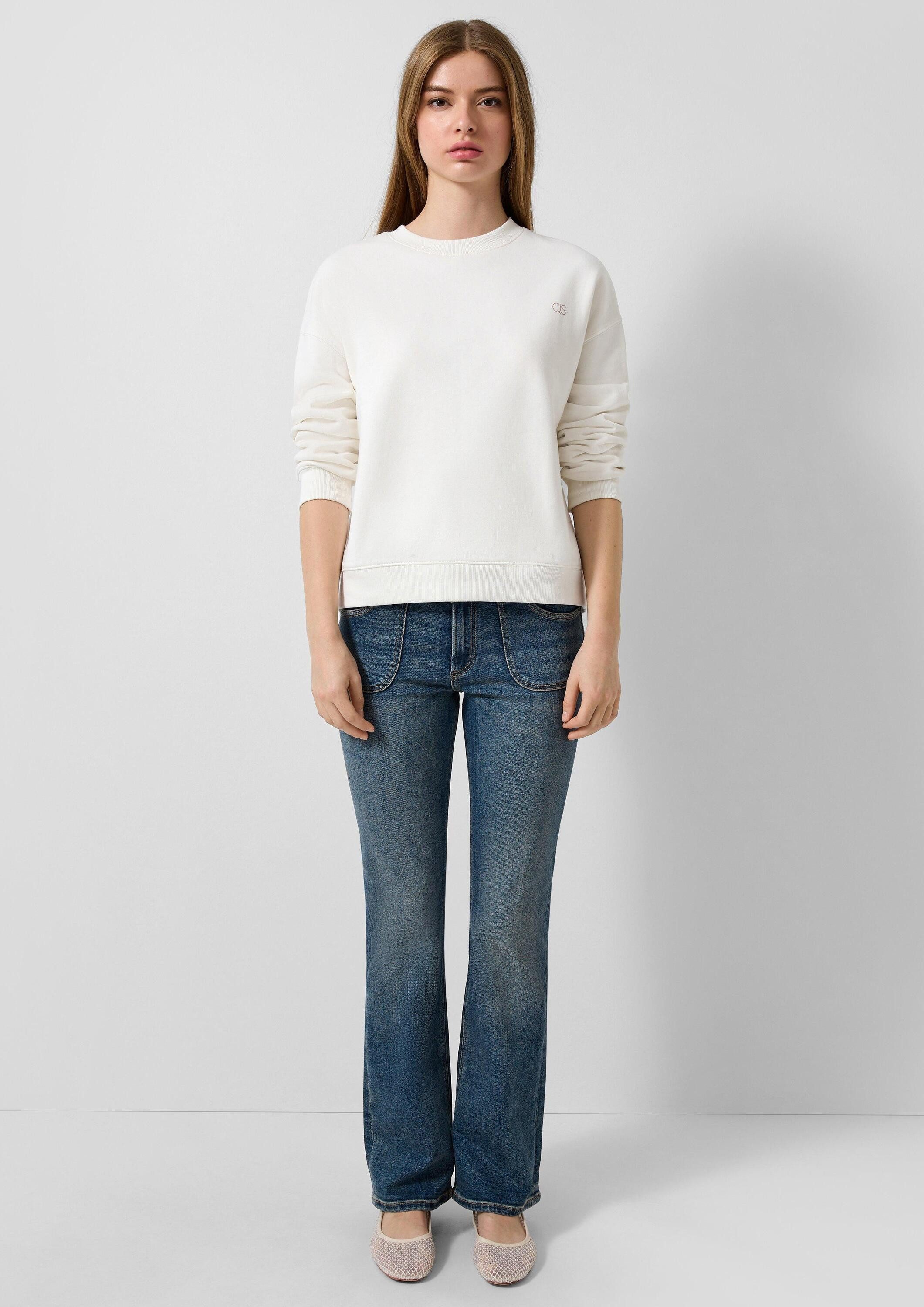 QS Bootcut-Jeans Jeans-Hose Jeans / Slim Fit / Mid Rise / Regular Leg günstig online kaufen