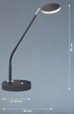 easy! BY FHL LED Schreibtischlampe Luna, Dimmfunktion, LED fest integriert, warmweiß - kaltweiß