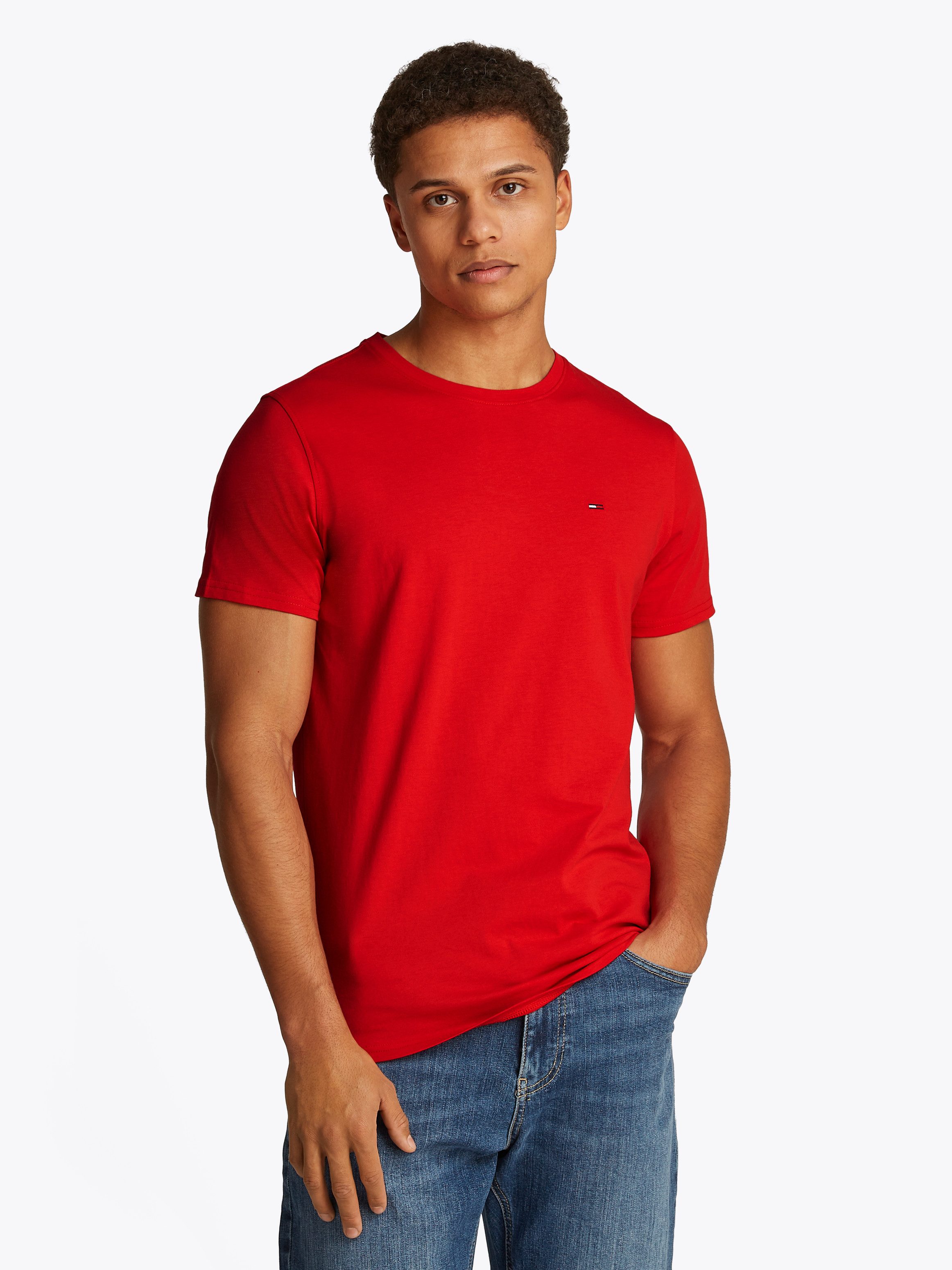 Tommy Jeans T-Shirt TJM ESSENTIAL SOLID günstig online kaufen