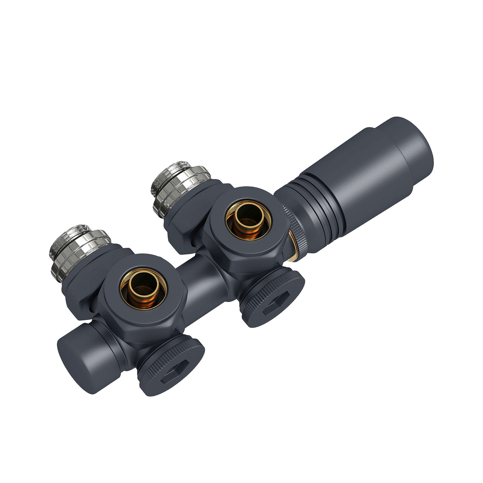 MEYKOERS Heizkörperthermostat Mittelanschluss-Set Multiblock für Badheizkör günstig online kaufen