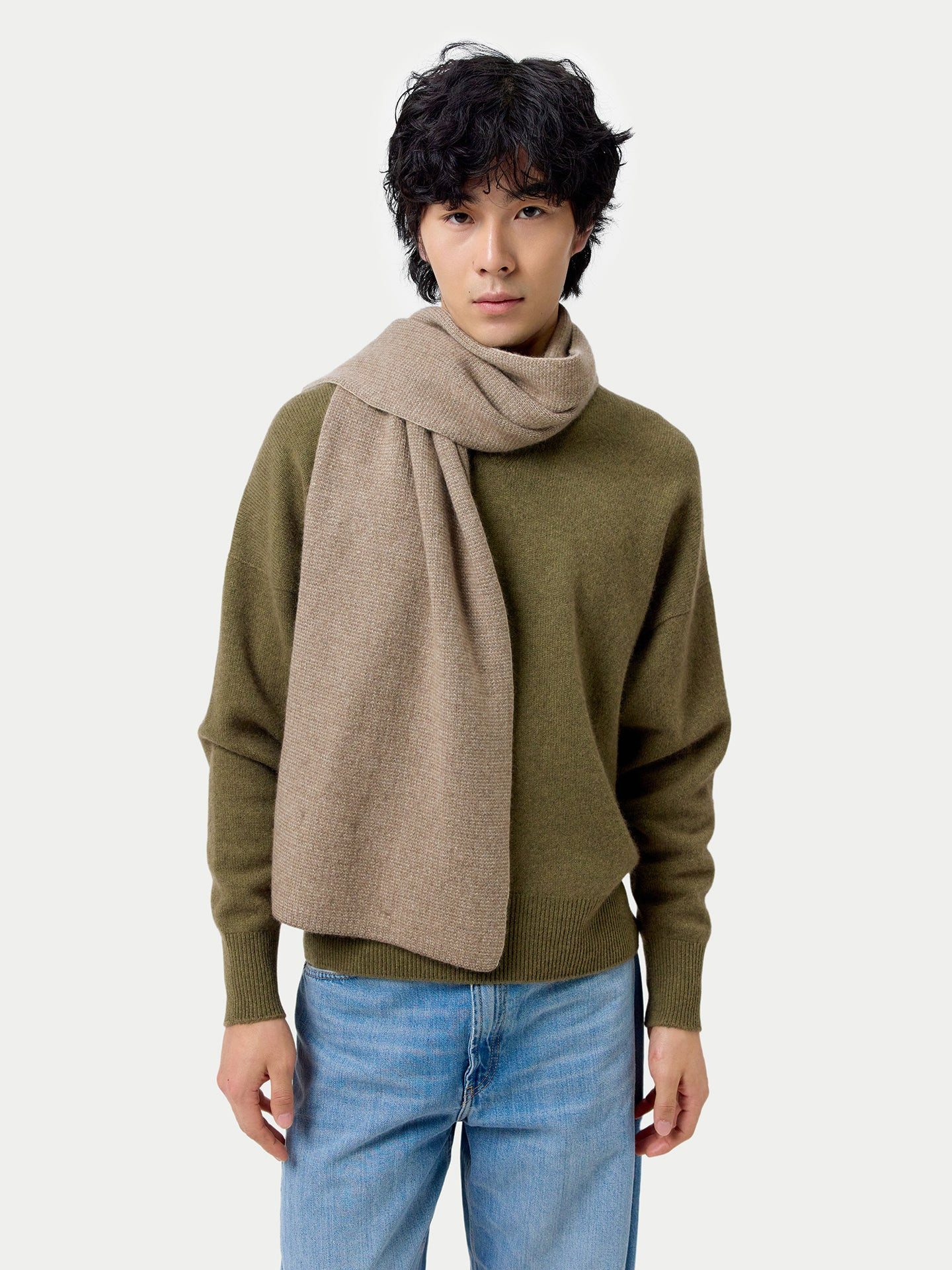 GOBI Cashmere Strickschal Zweiseitiger Kaschmir-Schal