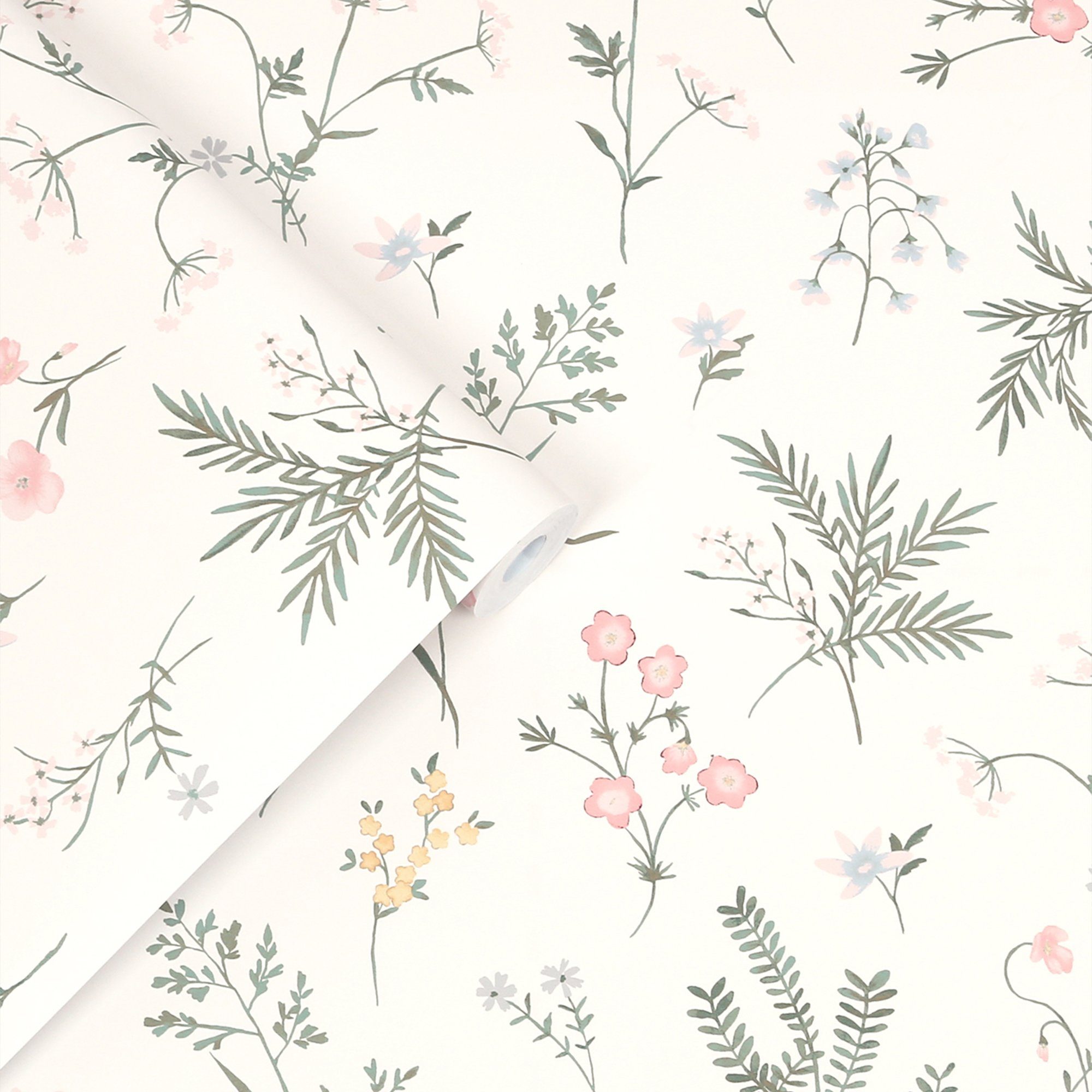 LAURA ASHLEY Vliestapete Crosswell Coral Pink, günstig online kaufen