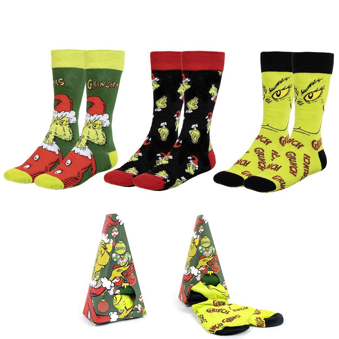 Cerda Freizeitsocken Socken Grinch Unisex Strümpfe Socken 3er Pack günstig online kaufen