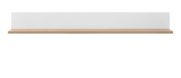 Furn.Design Wandboard Savanna, Wandregal in weiß und Eiche Grandson, Breite 140 cm