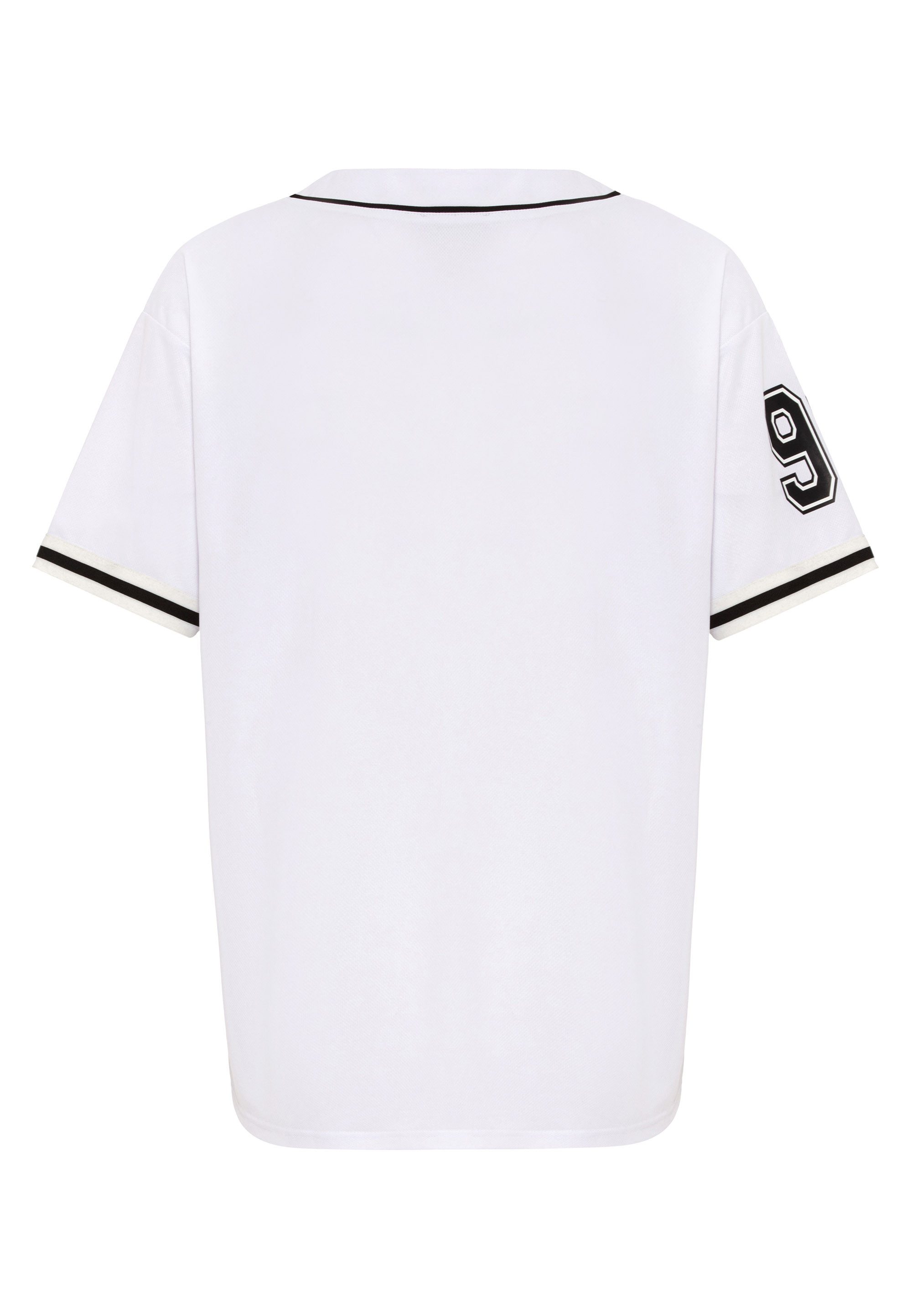 RedBridge T-Shirt mit Knopfleiste - Baseball-Shirt - Sportlicher Look, Regular Fit